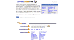 Desktop Screenshot of currentcodes.com